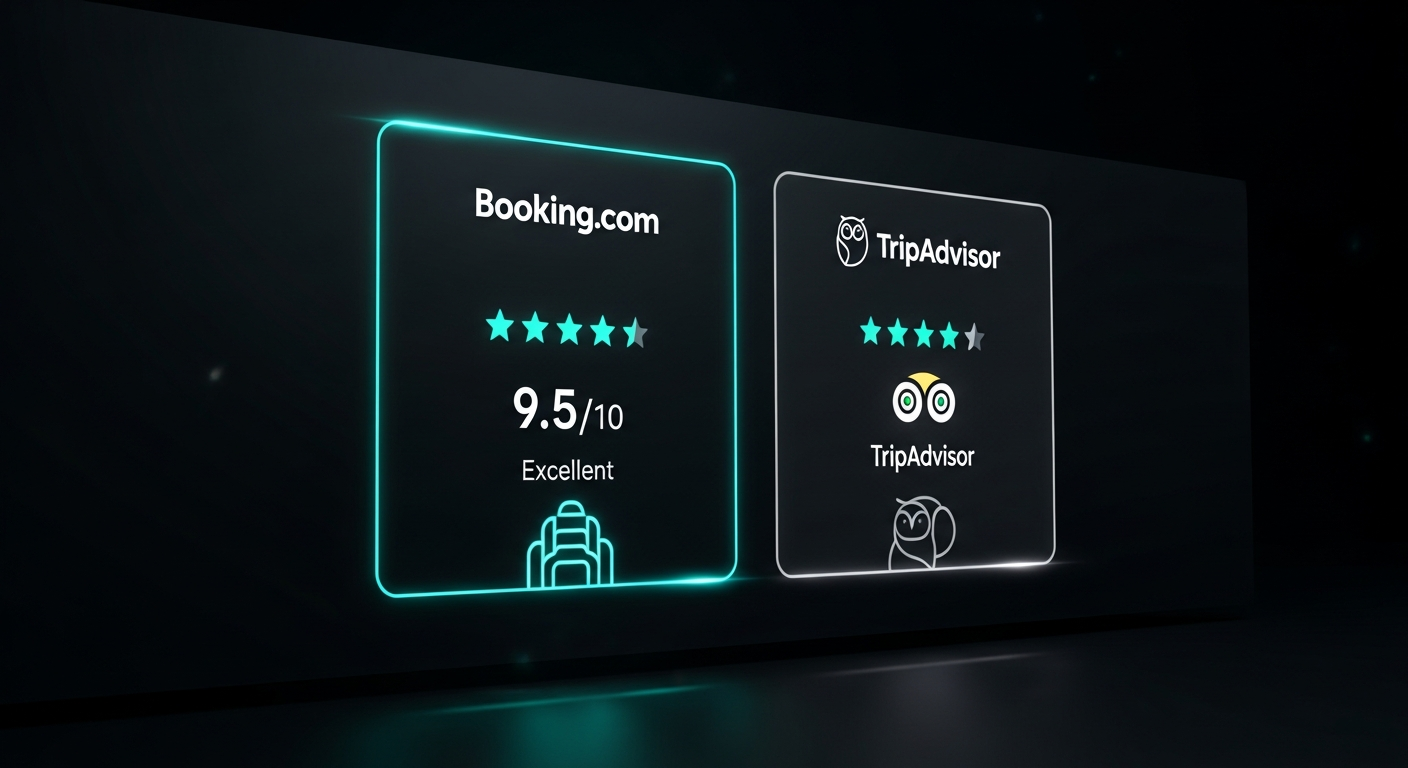 ניהול מוניטין מלון, דירוג Booking ו-TripAdvisor